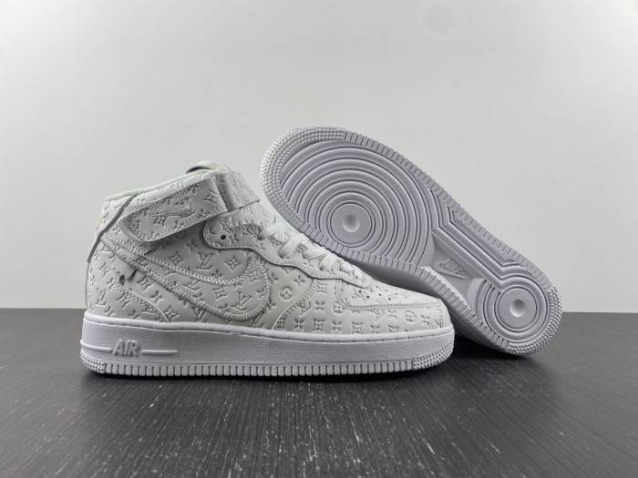 nike x l**is V*t*n air force 1 mid sneakers bsyf037b