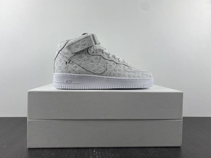 nike x l**is V*t*n air force 1 mid sneakers bsyf037b