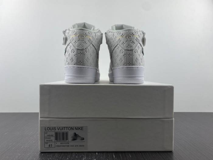 nike x l**is V*t*n air force 1 mid sneakers bsyf037b