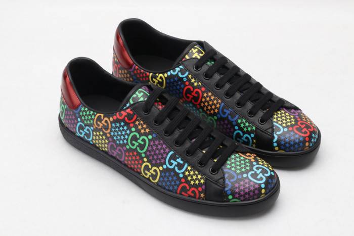 GUCC Ace Embroidered Low-Top Sneaker 610085 H2020 1110