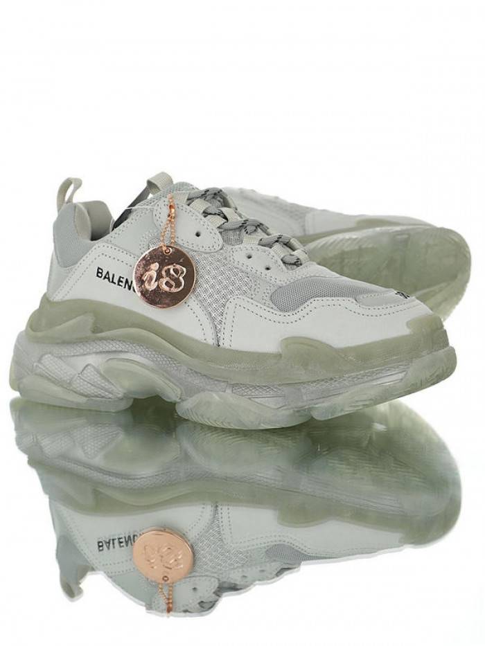BLCG Triple S Clear Sole Grey-White 544351 W09O1 1705