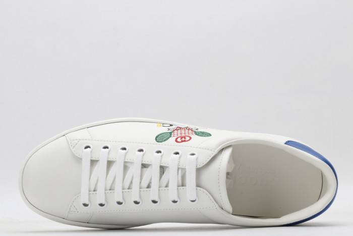 GUCC Ace Embroidered Low-Top Sneaker 603696 AY070 9096