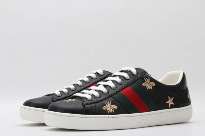 GUCC Ace Embroidered Low-Top Sneaker 386750 A38F0 1079