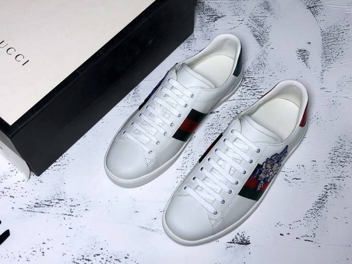 GUCC Ace Embroidered Low-Top Sneaker