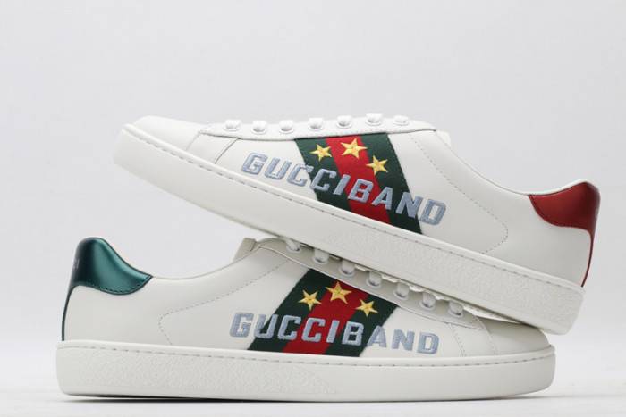 GUCC Ace Embroidered Low-Top Sneaker 603693 0FI10 9069