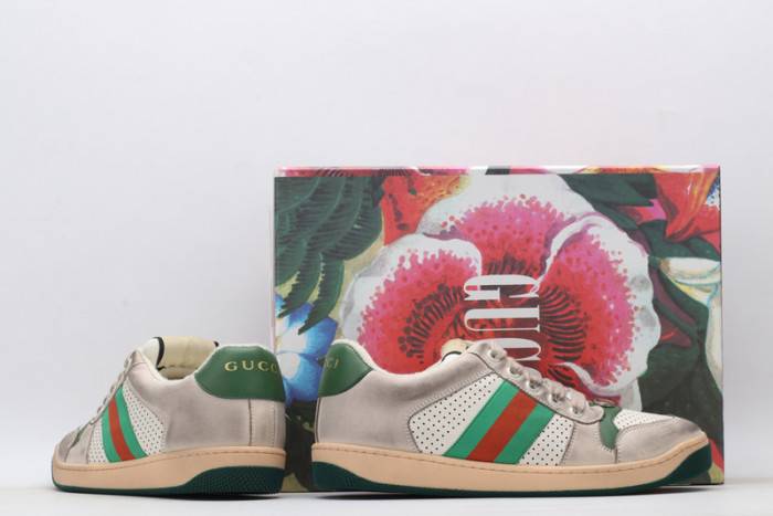 GUCC ACE EMBROIDERED LOW-TOP SNEAKER