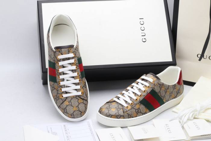 GUCC Ace Embroidered Low-Top Sneaker 548950 9N020 8465