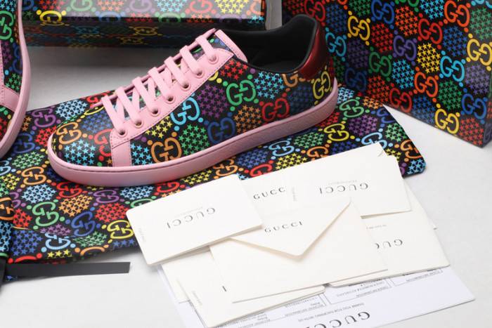 GUCC Ace Embroidered Low-Top Sneaker 610085 H2020 1115