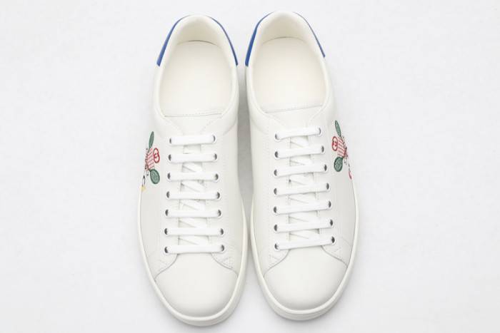 GUCC Ace Embroidered Low-Top Sneaker 603696 AY070 9096
