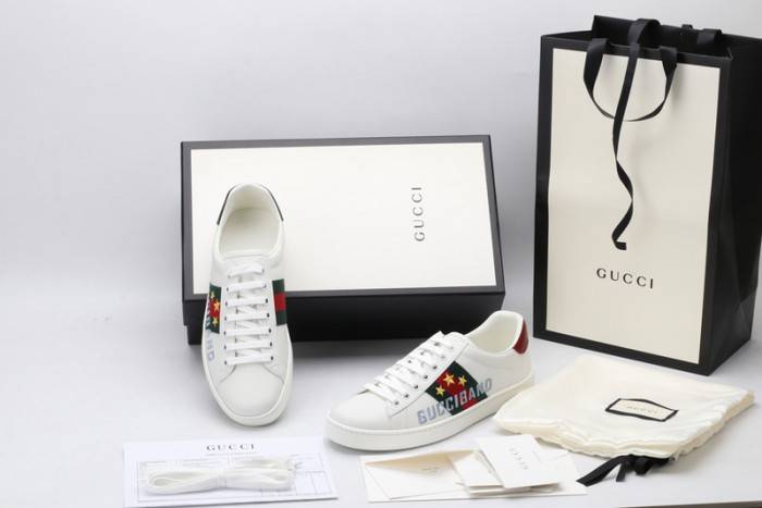 GUCC Ace Embroidered Low-Top Sneaker 603693 0FI10 9069