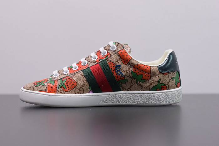 GUCC Ace Embroidered Low-Top Sneaker 431920 DOPEO 9064