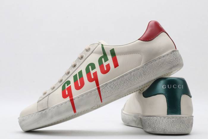GUCC Ace Embroidered Low-Top Sneaker 576137 A38V0 9090