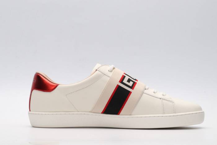 GUCC Ace Embroidered Low-Top Sneaker