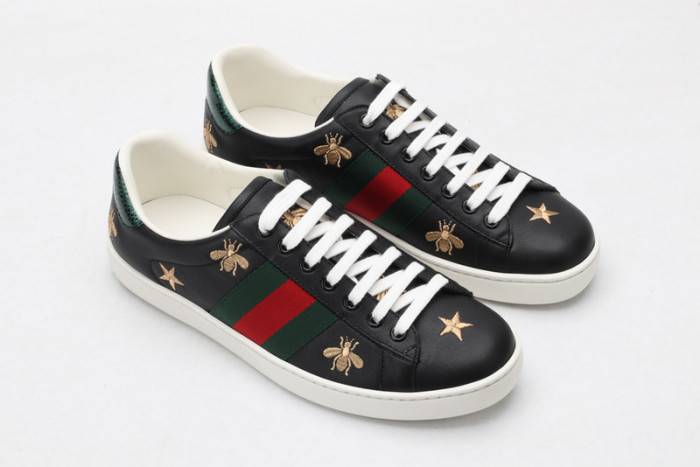 GUCC Ace Embroidered Low-Top Sneaker 386750 A38F0 1079