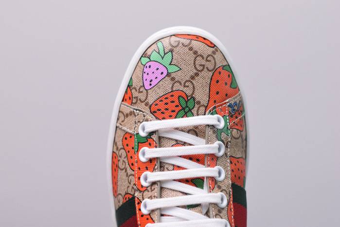 GUCC Ace Embroidered Low-Top Sneaker 431920 DOPEO 9064
