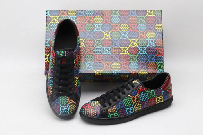GUCC Ace Embroidered Low-Top Sneaker 610085 H2020 1110