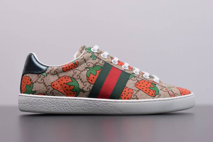 GUCC Ace Embroidered Low-Top Sneaker 431920 DOPEO 9064