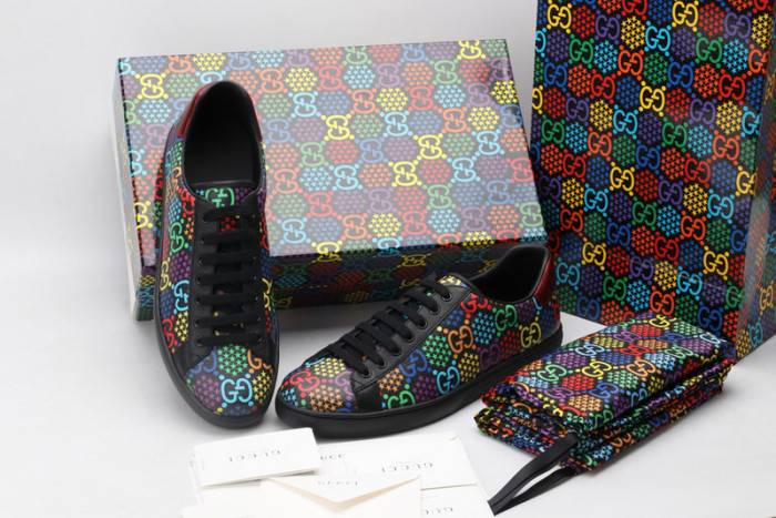 GUCC Ace Embroidered Low-Top Sneaker 610085 H2020 1110