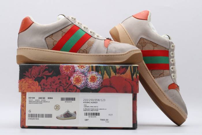 GUCC ACE EMBROIDERED LOW-TOP SNEAKER