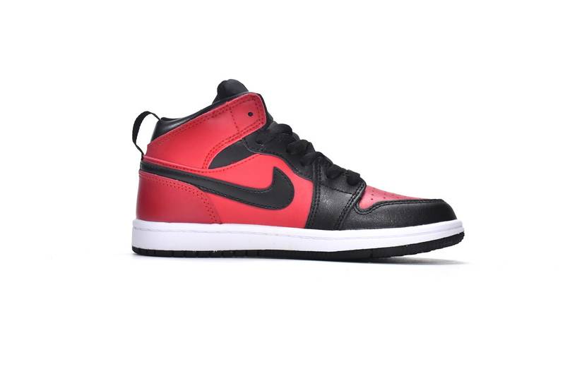 Air  Air Jordan 1 Mid PS Gym Red（Kids）