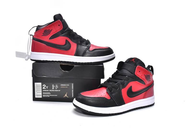 Air  Air Jordan 1 Mid PS Gym Red（Kids）