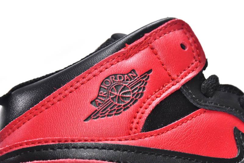 Air  Air Jordan 1 Mid PS Gym Red（Kids）