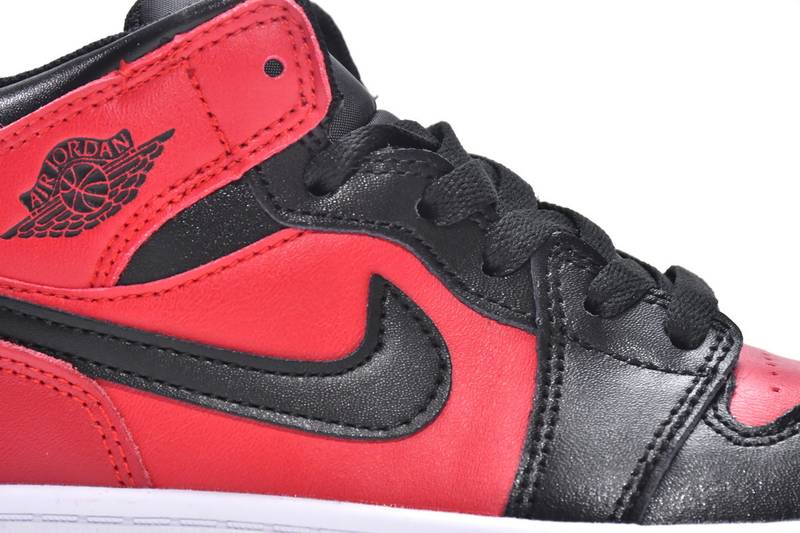 Air  Air Jordan 1 Mid PS Gym Red（Kids）