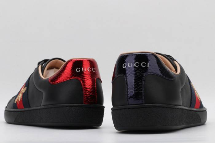 GUCC Ace Embroidered Low-Top Sneaker