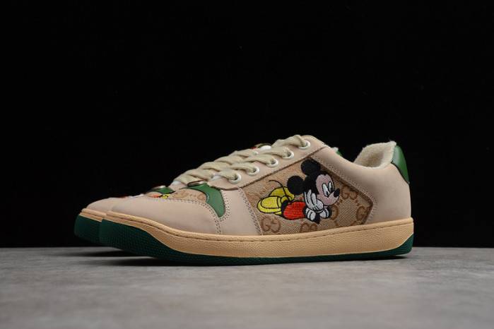 GUCC ACE EMBROIDERED LOW-TOP SNEAKER