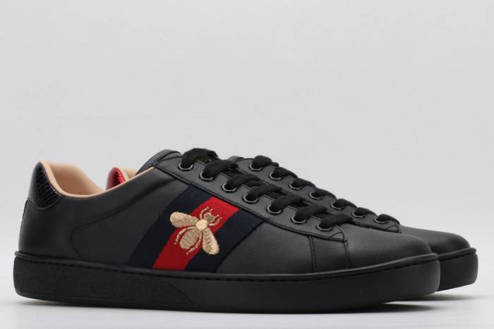 GUCC Ace Embroidered Low-Top Sneaker