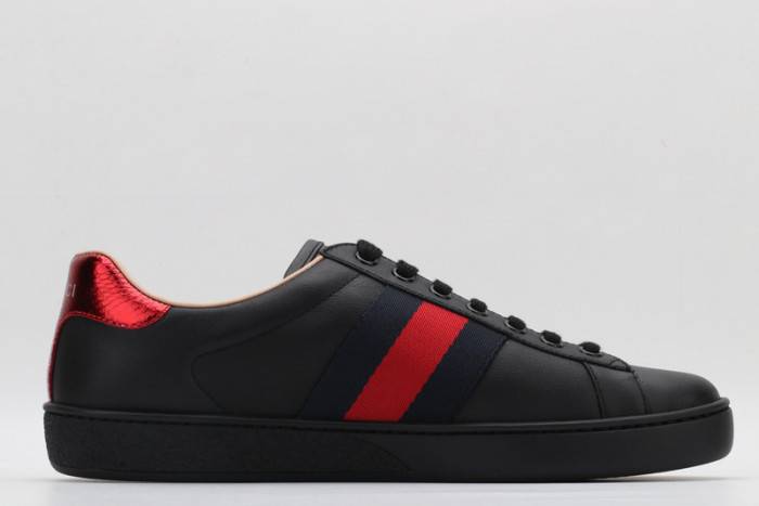 GUCC Ace Embroidered Low-Top Sneaker