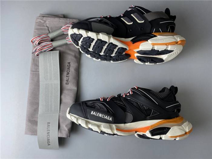 BLCG Sneaker Tess.s.Gomma Black White Orange 542436-W1GB7-2019