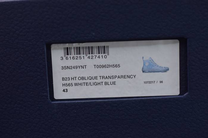 D10R B23 Oblique High Top Sneaker