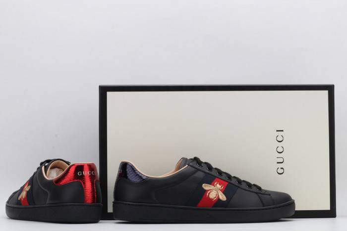GUCC Ace Embroidered Low-Top Sneaker