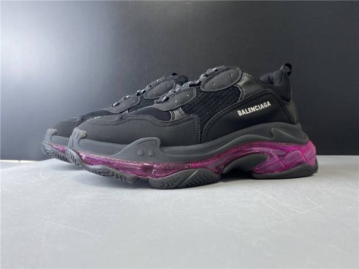 BLCG Sneaker Triple.s.Gomma Black Plum Red 541624 W09O1 0829