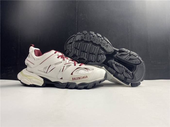 BLCG Track Trainer White And Burgundy 542436-W3AC1-2050