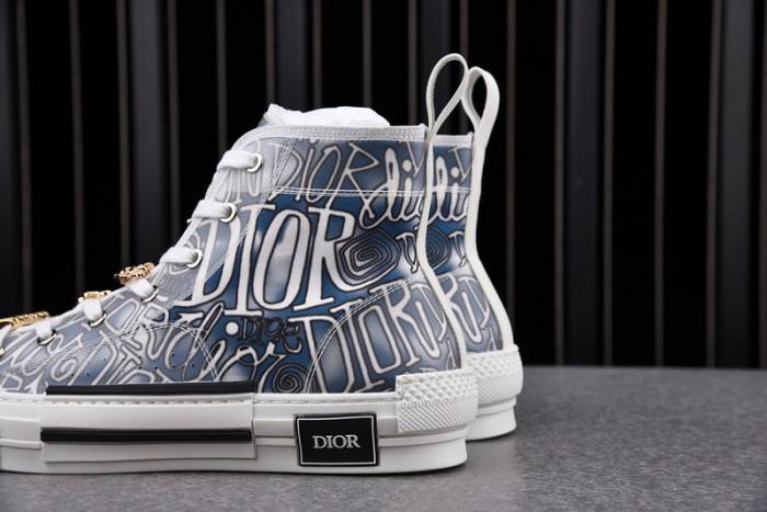 D10R B23 Oblique High Top Sneaker