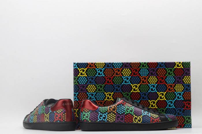GUCC Ace Embroidered Low-Top Sneaker 610085 H2020 1110