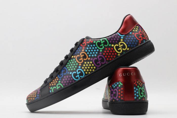 GUCC Ace Embroidered Low-Top Sneaker 610085 H2020 1110
