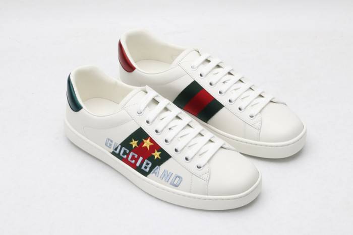 GUCC Ace Embroidered Low-Top Sneaker 603693 0FI10 9069