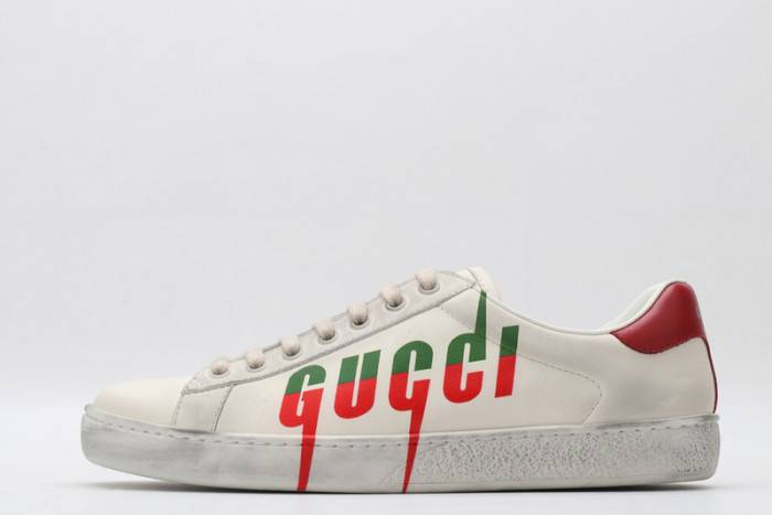 GUCC Ace Embroidered Low-Top Sneaker 576137 A38V0 9090