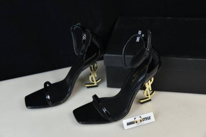 Y*S*L Women’s Opyum 110 Black Sandals