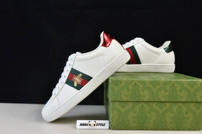 GUCC Ace Embroidered Low-Top Sneaker