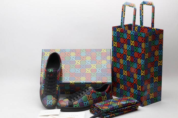 GUCC Ace Embroidered Low-Top Sneaker 610085 H2020 1110