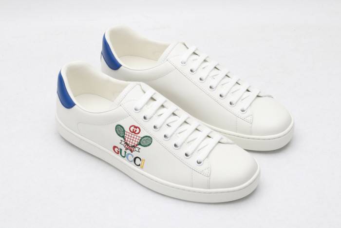 GUCC Ace Embroidered Low-Top Sneaker 603696 AY070 9096