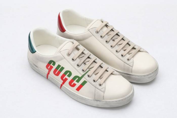 GUCC Ace Embroidered Low-Top Sneaker 576137 A38V0 9090