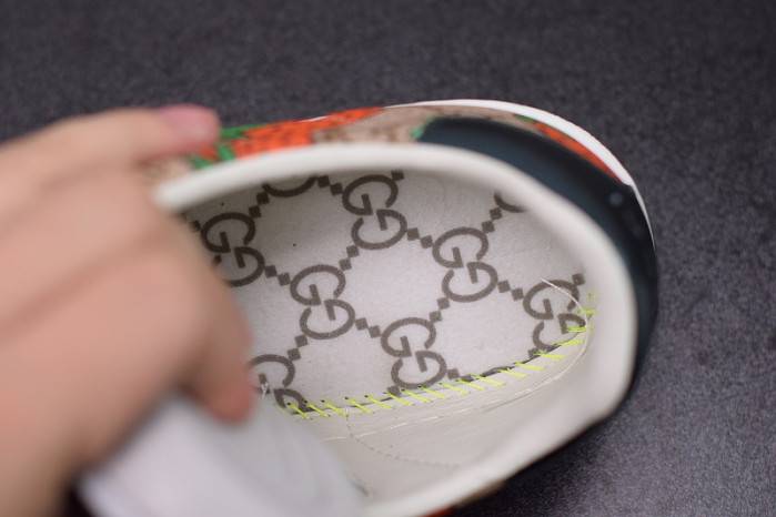 GUCC Ace Embroidered Low-Top Sneaker 431920 DOPEO 9064