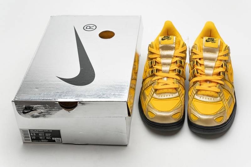 Nike Air Rubber Dunk Off-White University Gold