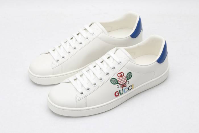 GUCC Ace Embroidered Low-Top Sneaker 603696 AY070 9096