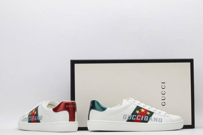 GUCC Ace Embroidered Low-Top Sneaker 603693 0FI10 9069